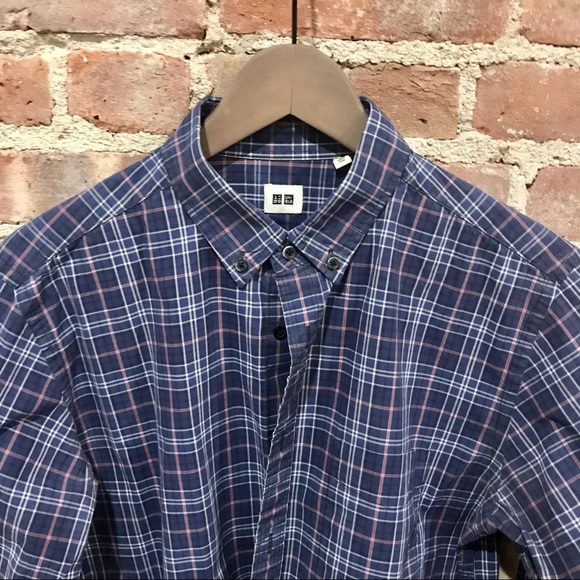 Uniqlo multicolored gingham shirt. Size M - Picture 6 of 9